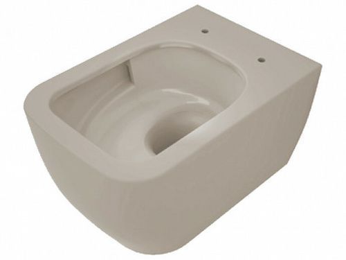 Чаша унитаза подвесная Scarabeo Teorema 2.0 5126/TW B52 цвет светло-серый без сиденья безободковая смыв торнадо