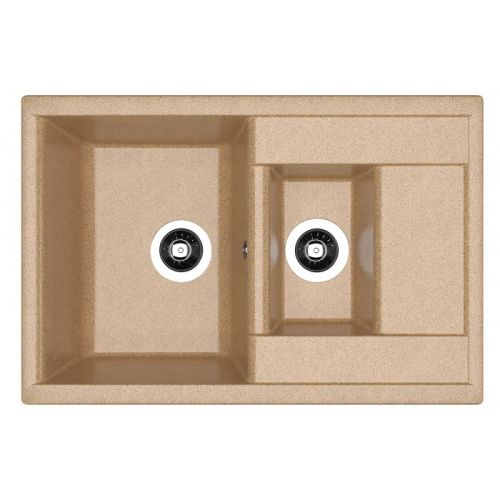 Кухонная мойка Dr.Gans Астра 760К 25.065.D0760.405 75х50 цвет бежевый поверхность матовая