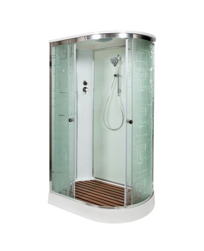 Душевая кабина AvaCan EM1512L 120х80 асимметричная с крышей ориентация левая