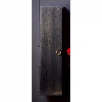 Шкаф-пенал Armadi Art NeoArt 834-BW 40х150 подвесной цвет черный