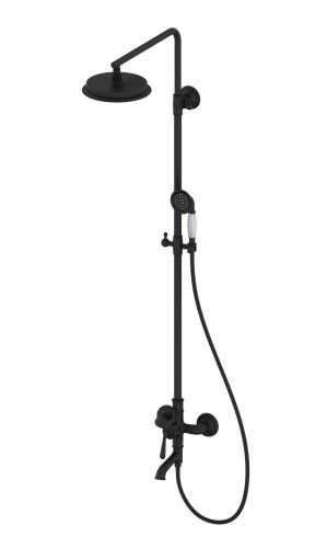 Душевая стойка Wonzon & Woghand Steam WW-88739008-MB настенная цвет черный