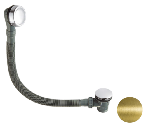 Слив-перелив для ванны Remer 96PCCVO латунь