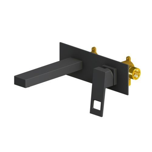 Смеситель для раковины Timo Briana 7171/03SM встраиваемый в стену черный