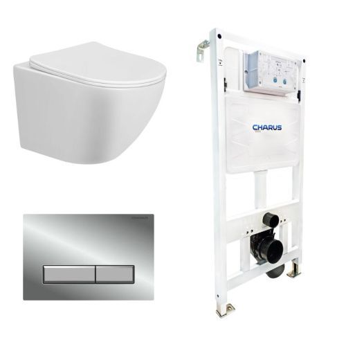 Сет унитаз + инсталляция + кнопка CC.300.80.01+FP.321.21.01+AM25010