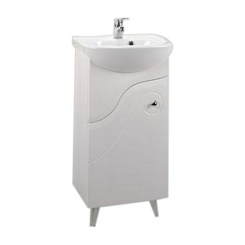 Тумба под раковину Aquaton Колибри 1A065201KO01L 40х30 подвесная цвет белый