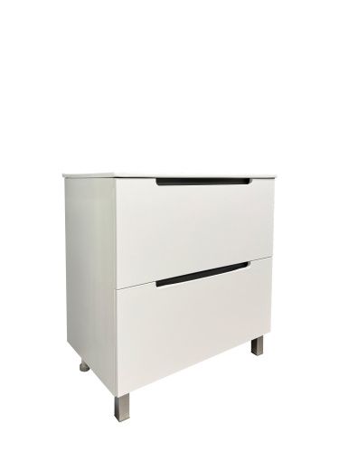 Тумба под раковину Runo Lina 00-00004643 80х50 напольная цвет белый