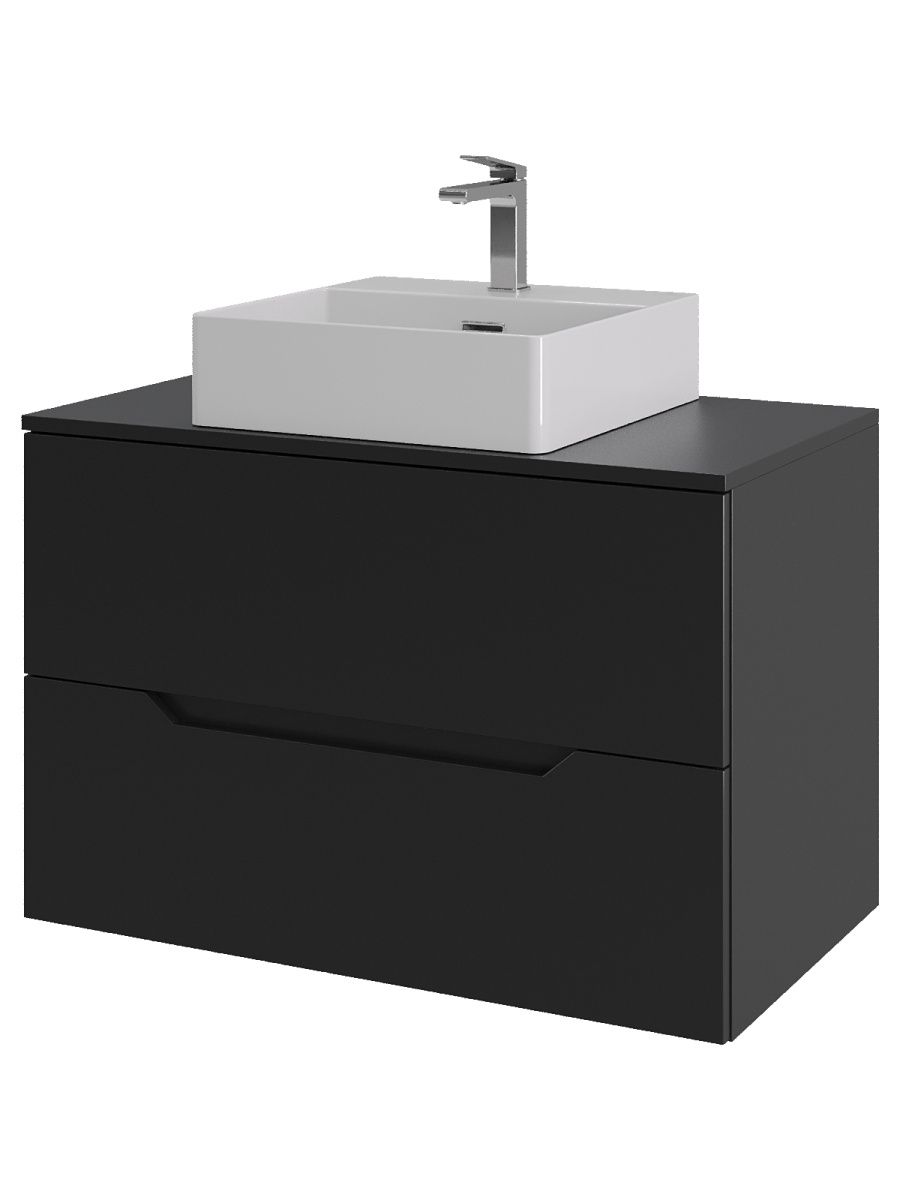 Тумба с раковиной Orange Line Li-80TubMDF+B04-405W 80х50