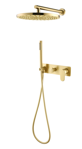 Душевая система Boheme Spectre 454-MG встраиваемая в стену цвет золото