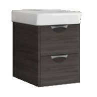 Тумба под раковину Aquaton Сильва 1A211701SIW50 40х40 подвесная цвет коричневый