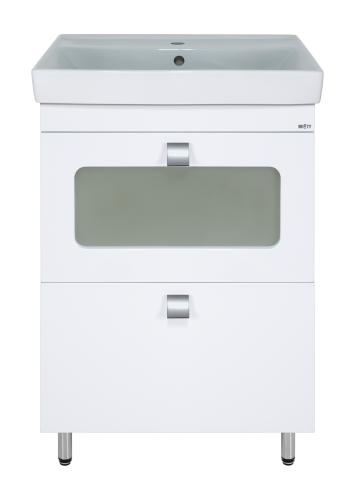 Тумба под раковину Misty Урал Э-Ура-01060-0212Я 60х40 напольная цвет белый