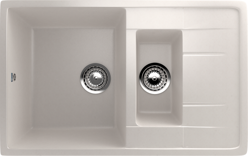 Кухонная мойка Ulgran Classic U-205-331 75х50 цвет белый