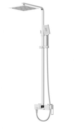 Душевая стойка BelBagno LUCE LUC-VSCM-CRM настенная цвет хром