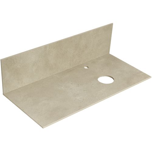 Столешница Aquaton Мишель 1A277303MIX40 100х50 накладная цвет серый