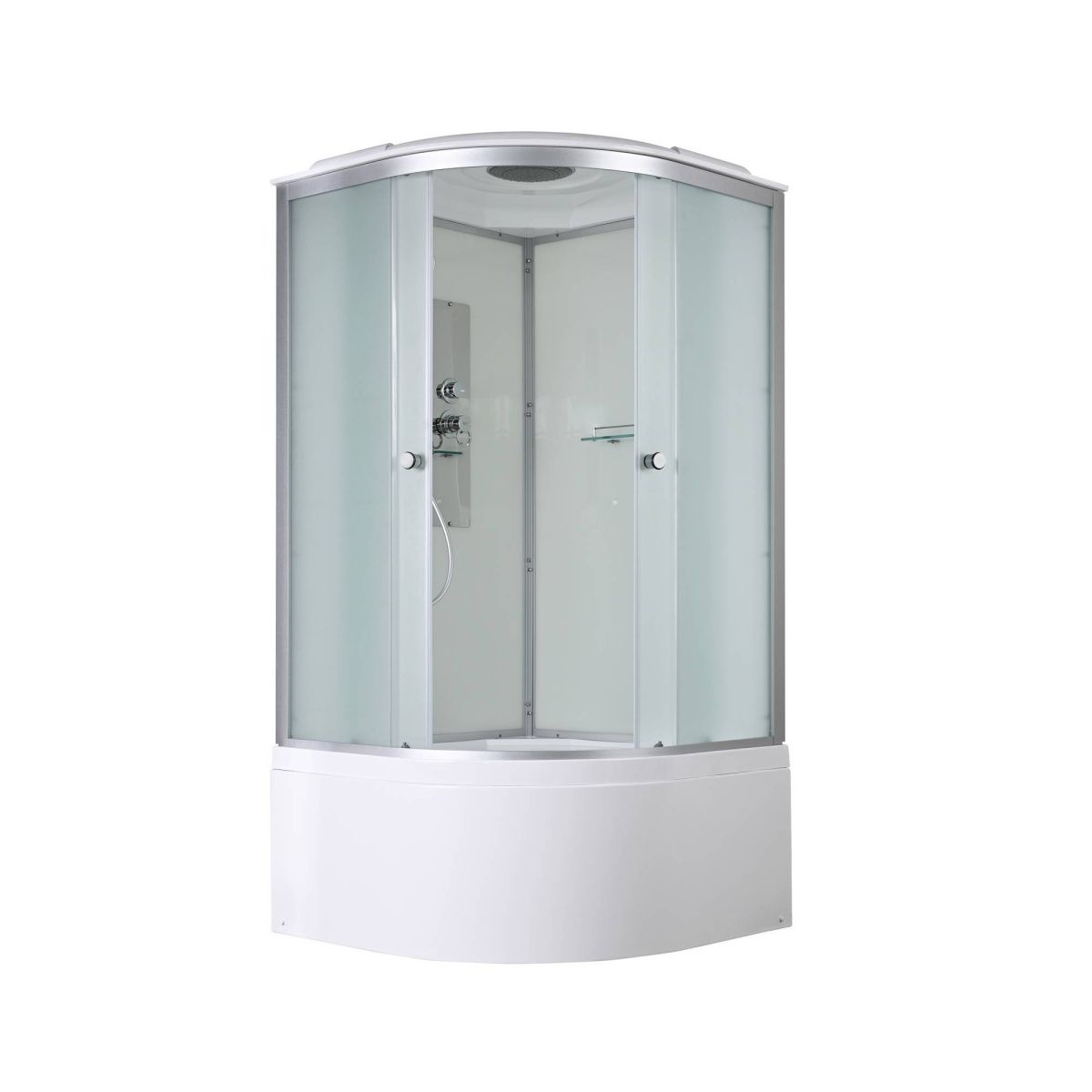 Душевая кабина AvaCan D D5010 100х100 четверть круга с крышей ориентация универсальная