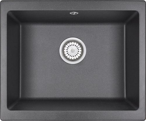 Кухонная мойка Granula 5551, ГРАФИТ 55х45 цвет черный поверхность матовая