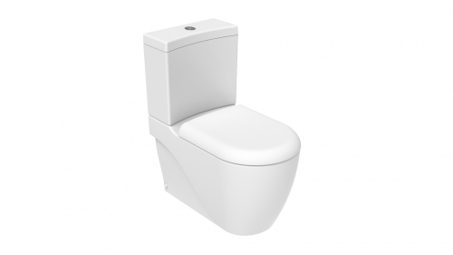 Чаша унитаза напольная Creavit Grande GR360-11CB00E-0000 цвет белый без бачка без сиденья душевой смыв