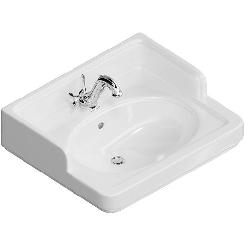 Раковина керамическая Kerama Marazzi POMPEI PO.wb.60 60х50 подвесная цвет белый 1 отверстие под смеситель