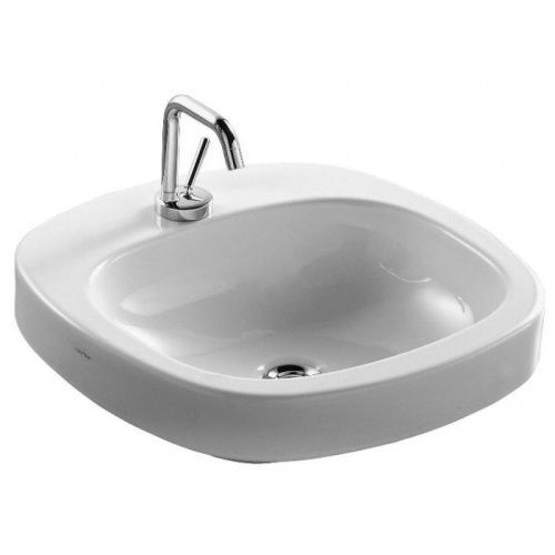 Раковина керамическая Laufen Palomba 8.1280.2.000.111.1 50 см встраиваемая цвет белый 1 отверстие под смеситель