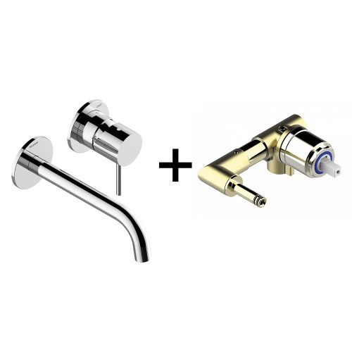 Комплект смесителей Bossini TEO Z00730.030+Z00801 хром