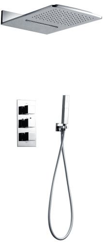 Душевая система AltroBagno Cascata AltroBagnoCascata040101Cr встраиваемая в стену