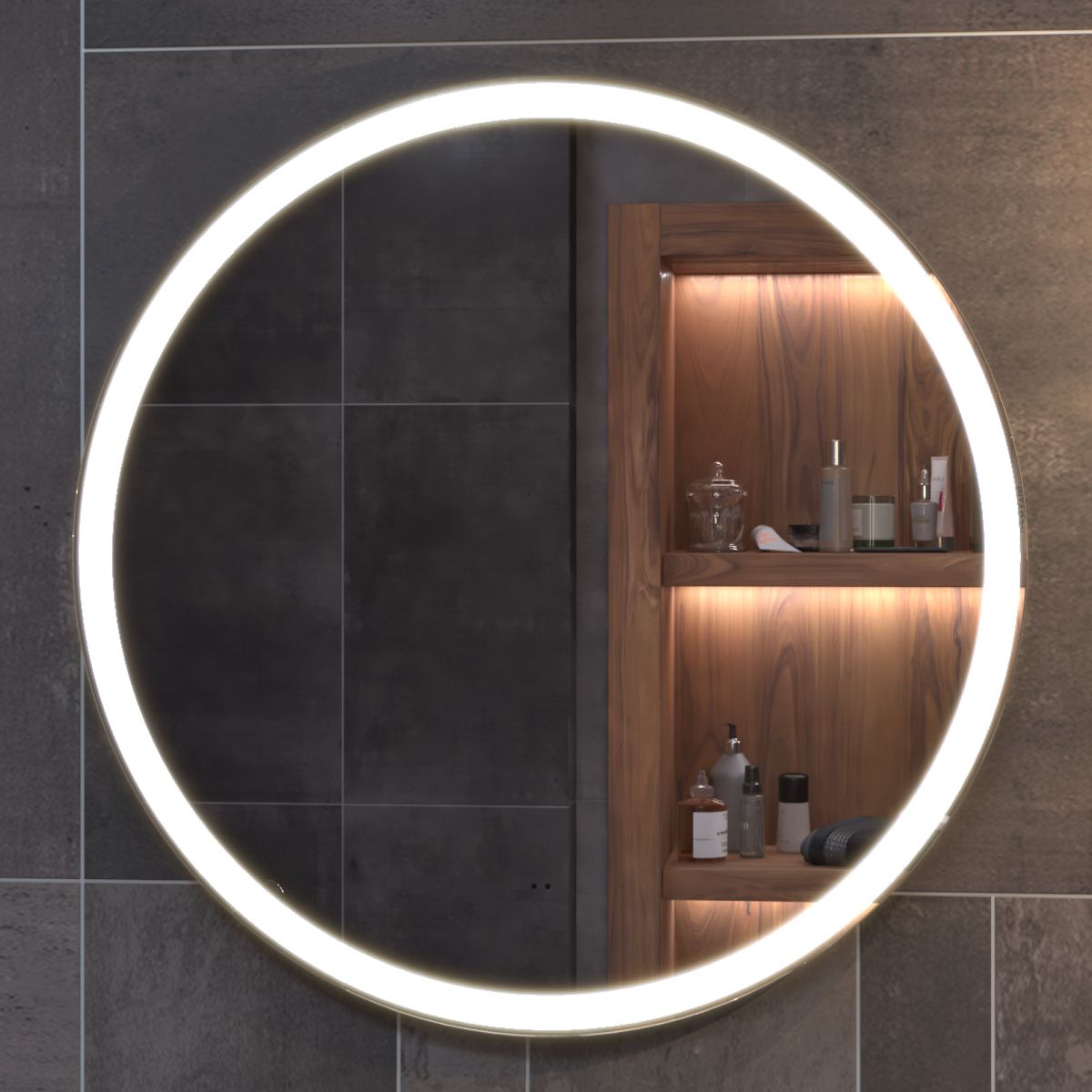 Зеркало с подсветкой Vigo Cosmo 139 70х70 подвесное