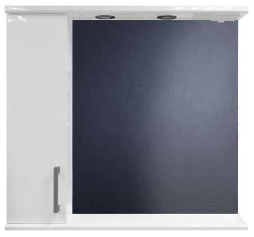 Зеркало-шкаф Loranto Модерн CS00046147 80х80 подвесной цвет белый