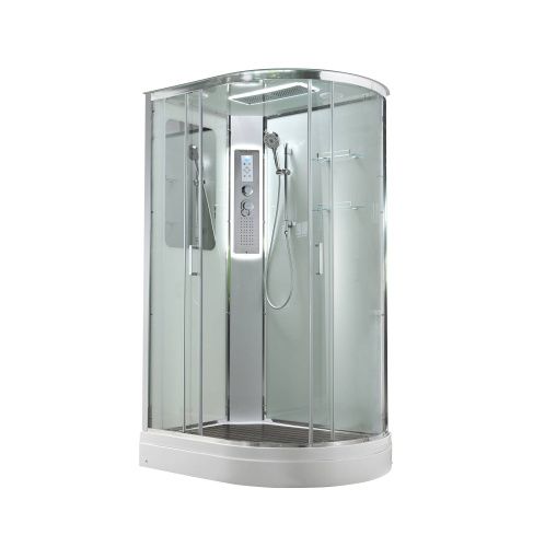 Душевая кабина AvaCan A A2812LLED 120х80 асимметричная с крышей ориентация левая