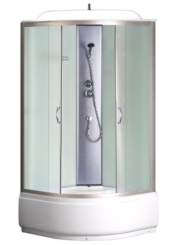 Душевая кабина Loranto CS-6680F 80*80*215 80х80 четверть круга с крышей ориентация универсальная