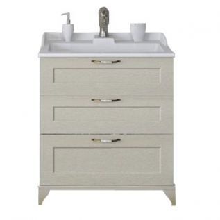 Тумба под раковину Aquaton Леон 1A194601LBPR0 70х40 напольная цвет бежевый