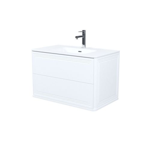 Тумба с раковиной Iddis Oxford Neo OXN80W0i95K 80х50 подвесная цвет белый