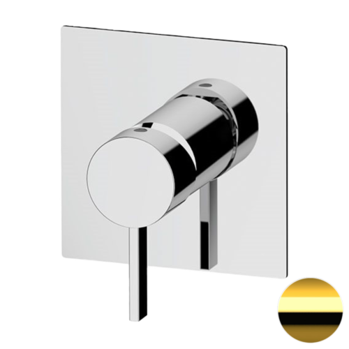 Смеситель для душа Remer Metrica MC30QDO встраиваемый в стену золото