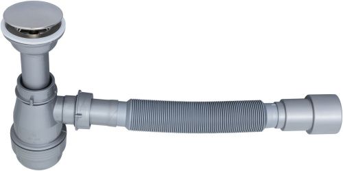 Сифон для раковины Aquanet 00312687 серый