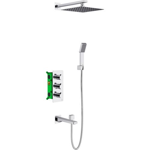 Душевая система Timo Petruma SX-5149/00SM встраиваемая в стену цвет хром с термостатом