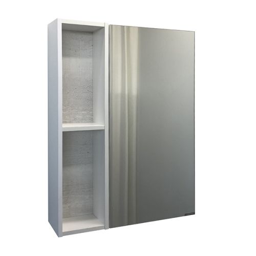 Зеркало-шкаф Comforty Прага 00004147599CF 60х80 подвесной цвет бежевый