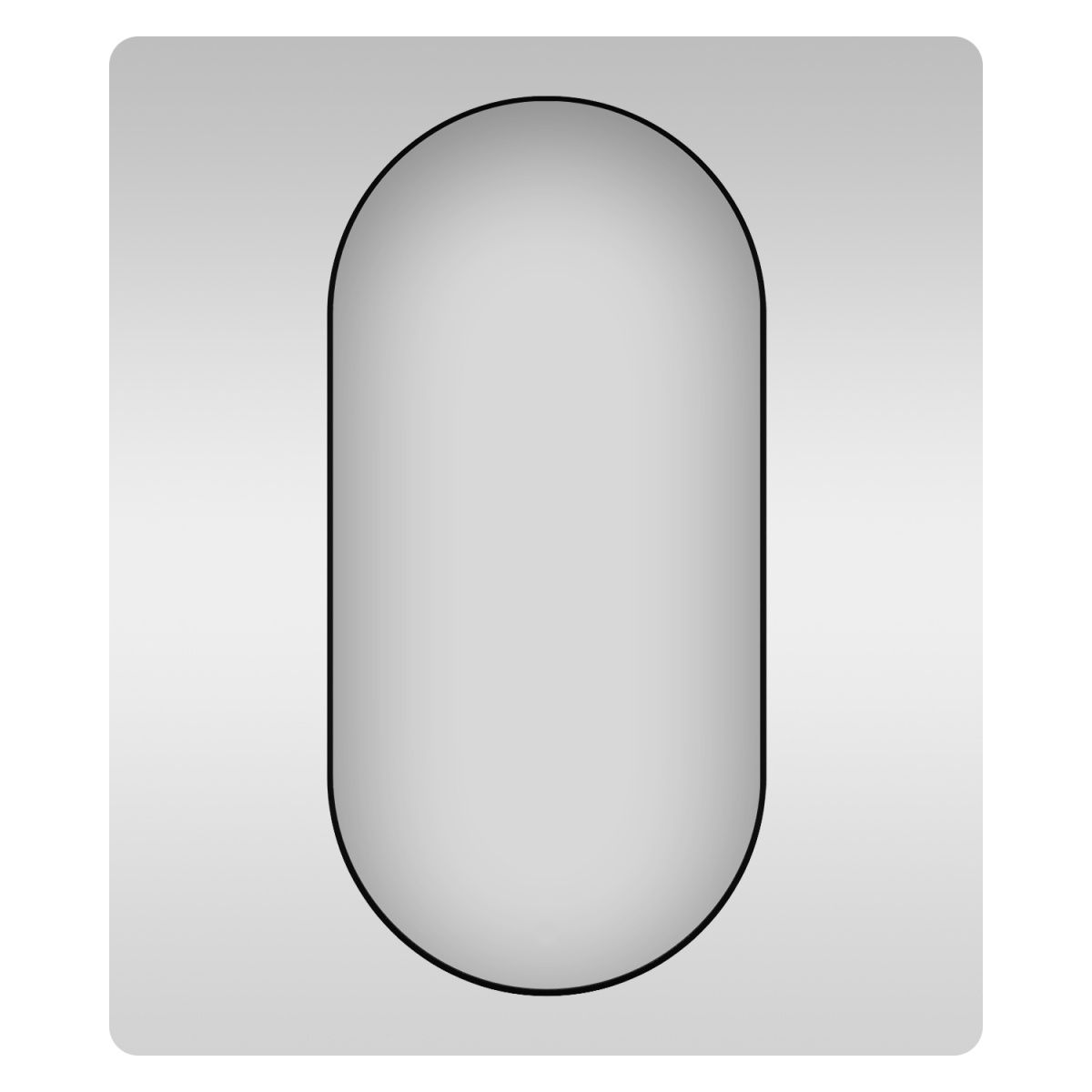 Зеркало Wellsee 7 Rays' Spectrum 172201420 40х80 подвесное