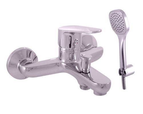 Смеситель для ванны и душа RavSlezak VICTORIA VI254.5/1 настенный хром
