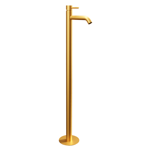 Смеситель для раковины Remer X Style X18BG напольный золото