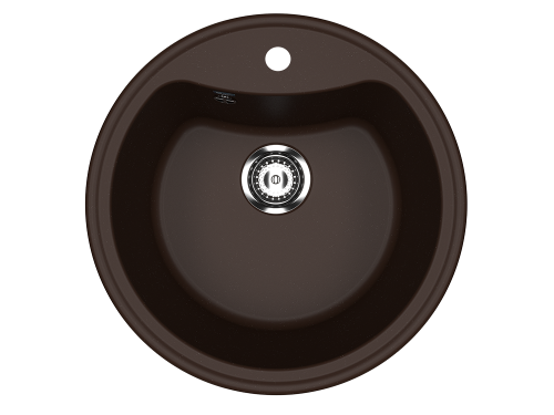 Кухонная мойка Ulgran Classic U-601-345 50х50 цвет коричневый