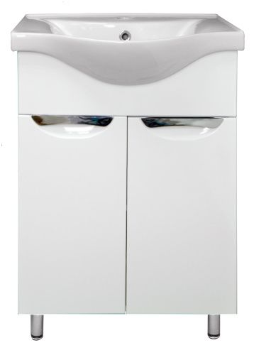 Тумба с раковиной Loranto Стиль CS00069264 60х30 напольная цвет белый