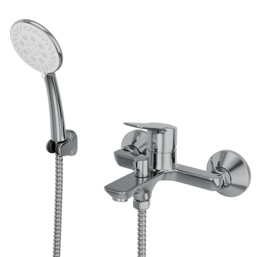 Смеситель для ванны Rush Samui SA0930-44 настенный хром