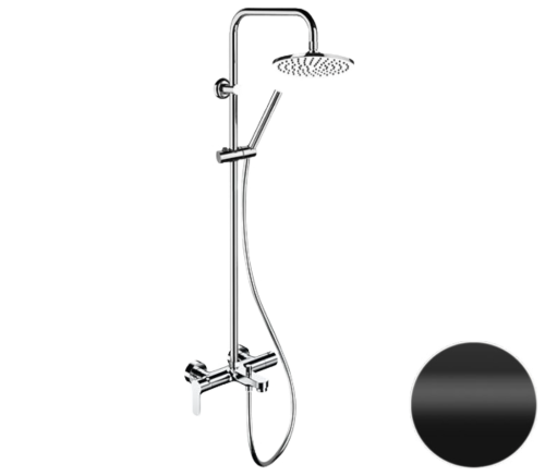 Душевая стойка Remer Class Line L34X7MMM20NO настенная цвет черный