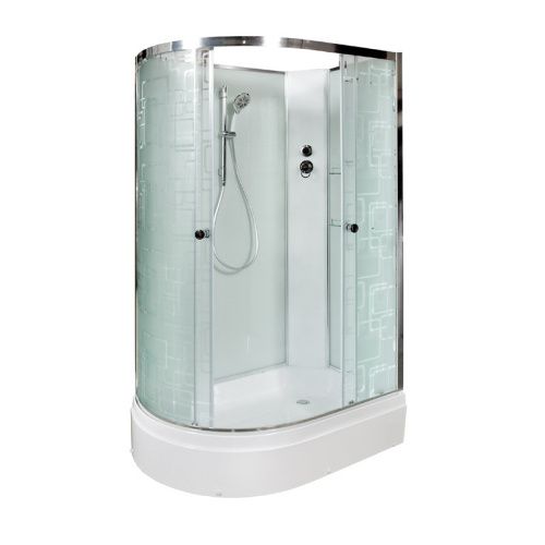 Душевая кабина AvaCan EM2712RN 120х80 асимметричная без крыши ориентация правая