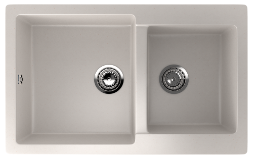 Кухонная мойка Ulgran Classic U-505-331 75х50 цвет белый