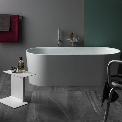 Ванна из искусственного камня Laufen VAL 2.3028.2.000.000.1 160х75 отдельностоящая овальная