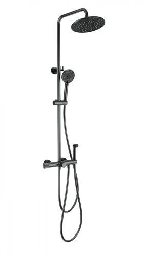 Душевая стойка Wonzon & Woghand WW-B3097-A-BGG настенная цвет серый с термостатом