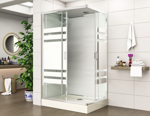 Душевая кабина Esbano ECONOM ESKE129CKRU 120х90 прямоугольная с крышей ориентация универсальная