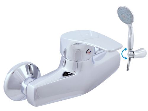 Смеситель для душа RavSlezak KONGO K080.5/2 встраиваемый в стену хром