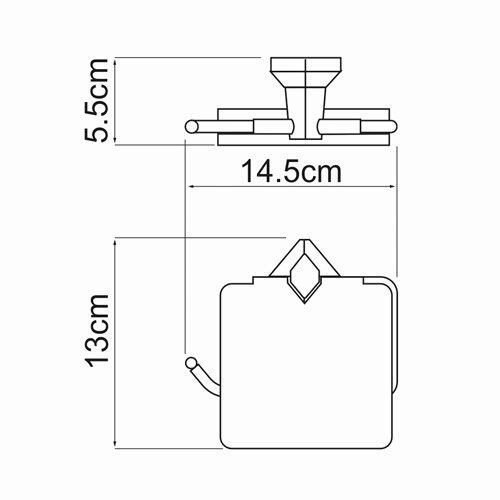 Бумагодержатель WasserKRAFT 1125 - фото 4