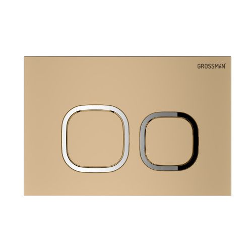 Клавиша смыва механическая Grossman Cosmo 700.K31.02.310.310 цвет золото