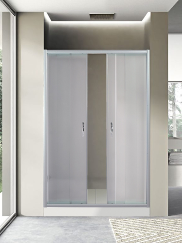 Душевая дверь River DREIKE 10000002357 150х185 стекло матовое профиль хром